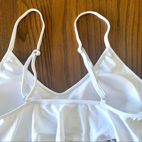 Yonique White Tropical Pom Pom Bikini - Picture 10 of 12